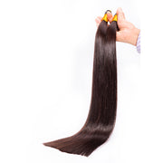 Premium Dark Brown #2 Straight Iips 100% Pure Human Hair Extensions 100g Capsule Keratin Raw Virgin Human Remy Hair