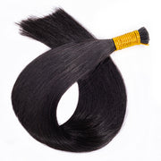 Premium Natural Color Straight Itips 100% Human Hair Extensions 100g Capsule Keratin Raw Virgin Human Remy Hair Extensions