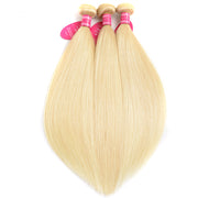 9A Straight Virgin Hair Extensions 4 Bundles Human Hair Blonde Color  Wiyisa