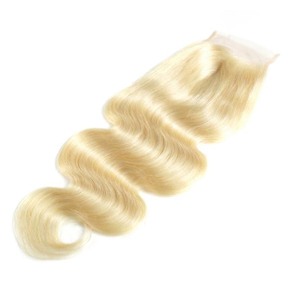 9A 4*4 Body Wave Virgin Hair Lace Closure Frontal Medium Brown/Transparent/HD Lace