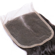 9A Deep Wave Hair Bundles With Closure Virgin Human Hair Weaves 3 Bundles Deep Wave With 4*4 Closure