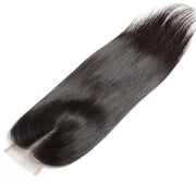 9A 4X4 5X5 6X6 Transparent/ Medium Brown  Lace Closure Straight Hair Closure 8-22 inch Virgin Human Hair Swiss Lace Top Closure