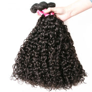 9A Water Wave Hair Weave 3 Bundles Human Hair Extensions Natural Black 3 pieces/300g/lot Virgin Hair Weft