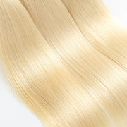11A Straight Raw Virgin Hair Extensions 3 Bundles Human Hair Weaves Blonde Color Wiyisa